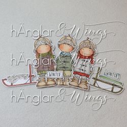 Clear Stamps - Se upp i backen!