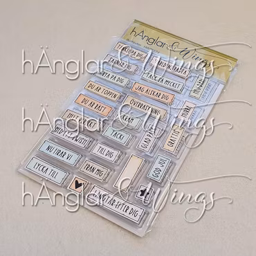 Clear Stamps - Ruttexter / Words in a box