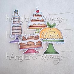 Clear Stamps - Tårta på tårta