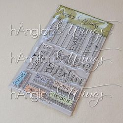 Clear Stamps - Tvättråd / Washing instructions