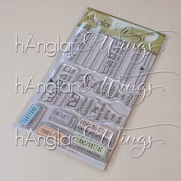 Clear Stamps - Tvättråd / Washing instructions