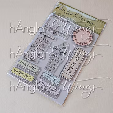 Clear Stamps - Gjord för hand / Handmade