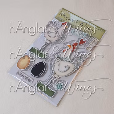Clear Stamps - Tupp & Höna / Rooster & Hen