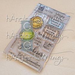 Clear Stamps - Konfirmasjonsbillett