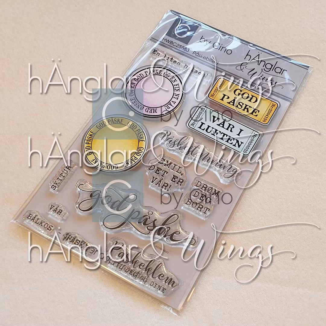Clear Stamps - Påskebillett