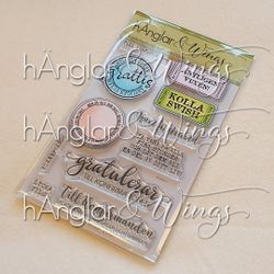 Clear Stamps - Konfirmationsbiljett