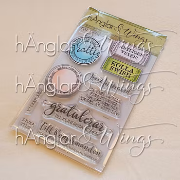 Clear Stamps - Konfirmationsbiljett