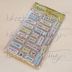 Clear Stamps - Ruttexter Franska