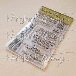 Clear Stamps - Gratulationer