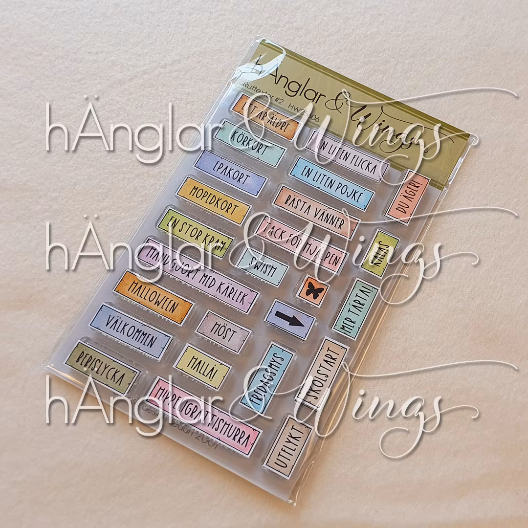 Clear Stamps - Ruttexter / Square Texts #2
