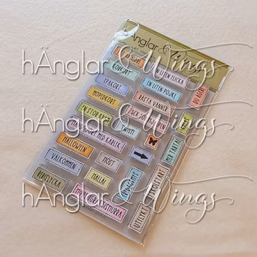 Clear Stamps - Ruttexter / Square Texts #2