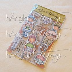 Clear Stamps - Tre bakverk / Three Pastries