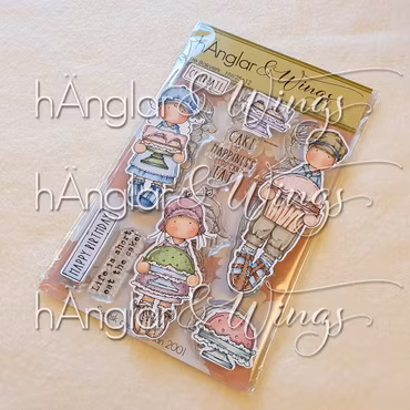 Clear Stamps - Tre bakverk / Three Pastries