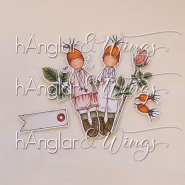 Clear Stamps - Långa Rosknoppar / Long Rosebuds