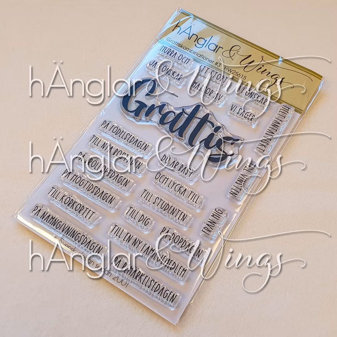 Clear Stamps - Grattiskombinationer #3