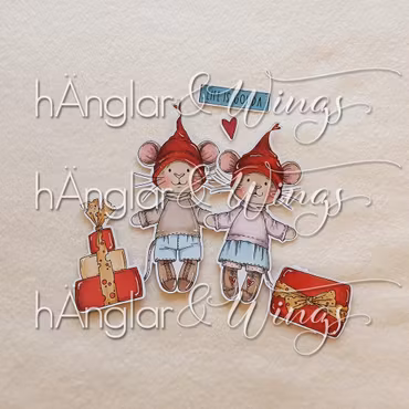 Clear Stamps - Julmöss
