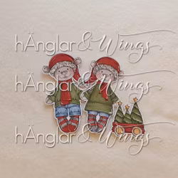 Clear Stamps - Julbjörnar / Christmas Bears