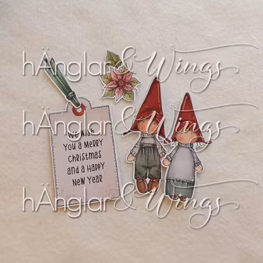 Clear Stamps - Luvnissar med Etikett