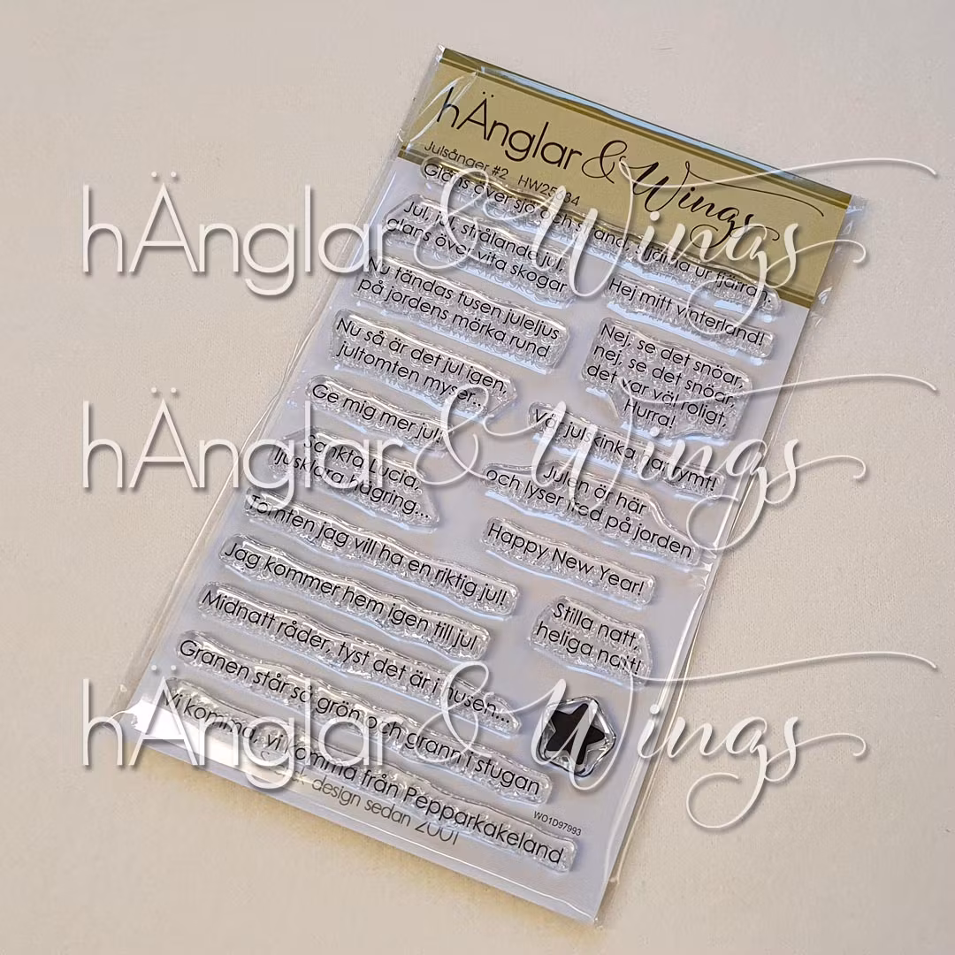 Clear Stamps - Julsånger #2 / Christmas Carols #2