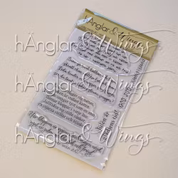 Clear Stamps -  Julig insida #2 / Christmas inside the card #2