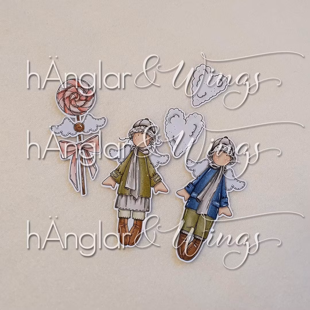 Clear Stamps - Långa NovemberhÄnglar / Long November Angels