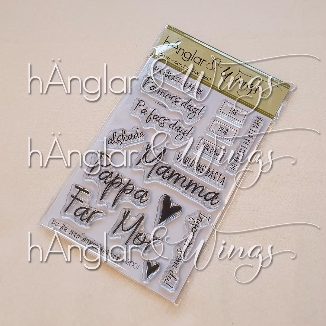 Clear Stamps - Min mor och far