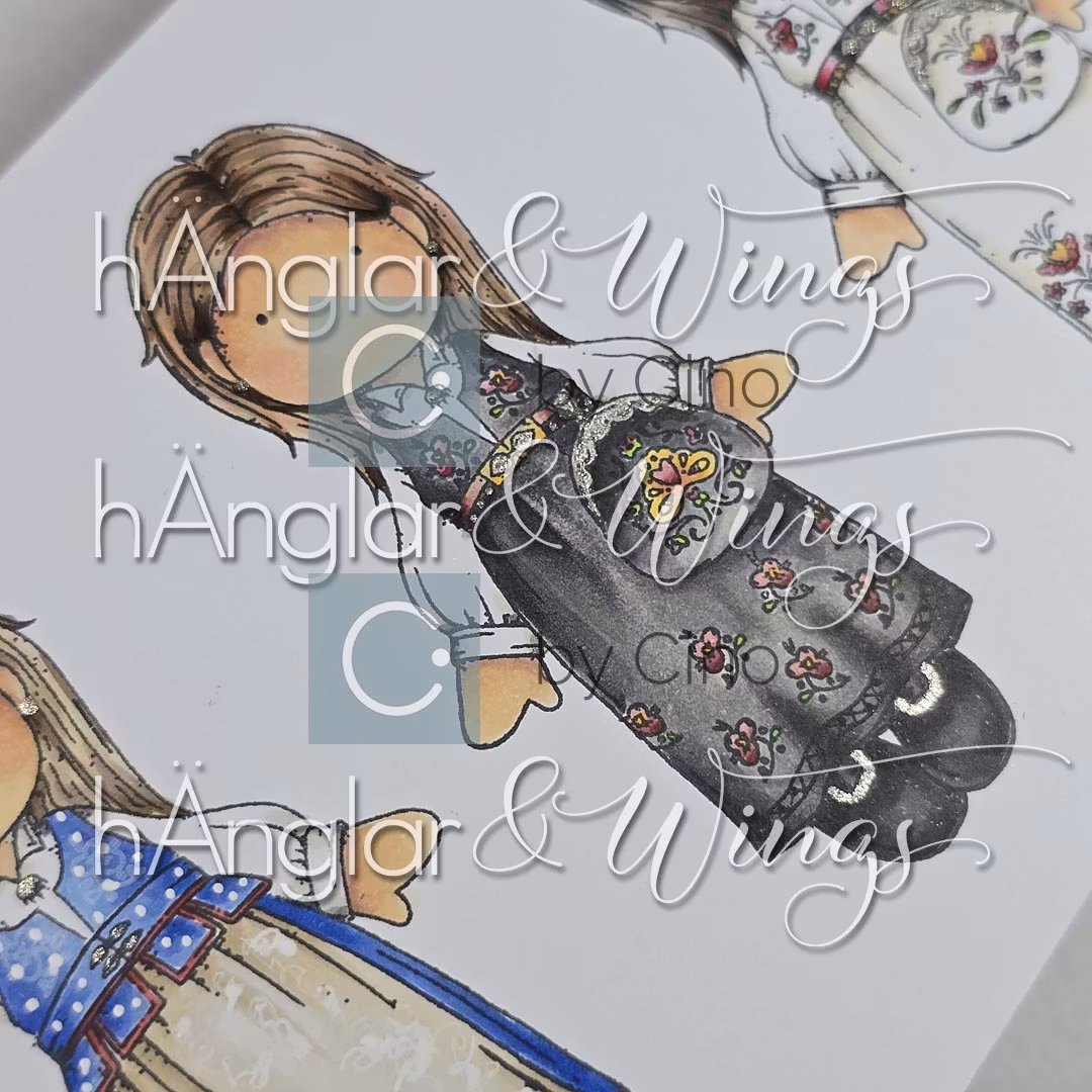 Clear Stamps - Norske bunader