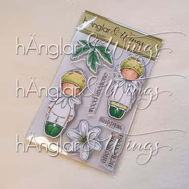 Clear Stamps - Vitsippor (vårkit 26)