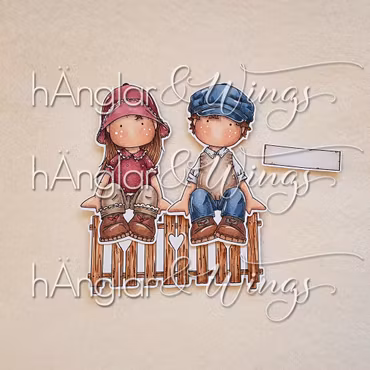 Clear Stamps - På andra sidan staketet (vårkit 26)