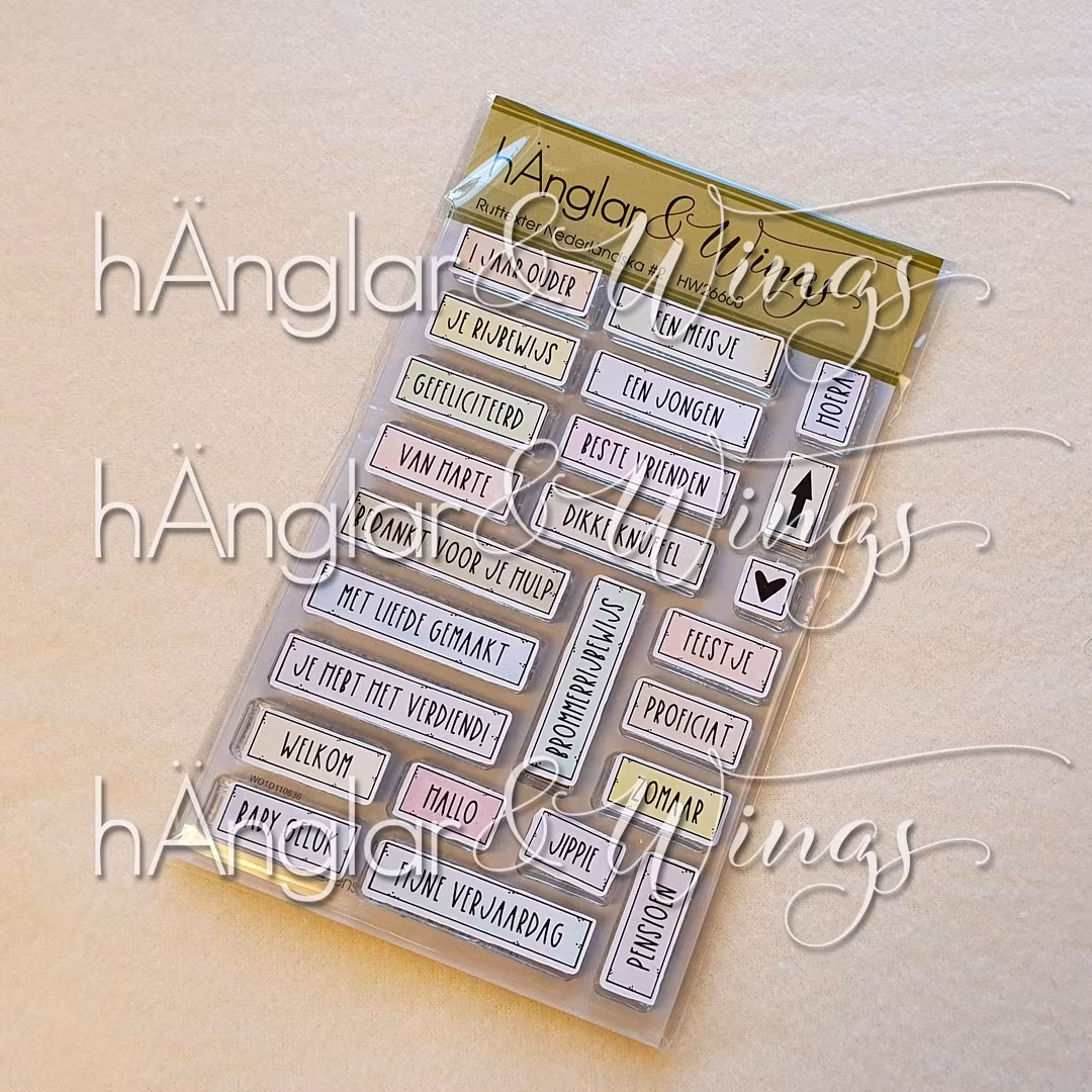 Clear Stamps - Ruttexter Nederländska #2