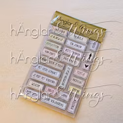 Clear Stamps - Ruttexter Nederländska #2