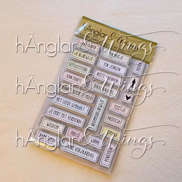 Clear Stamps - Ruttexter Nederländska #2