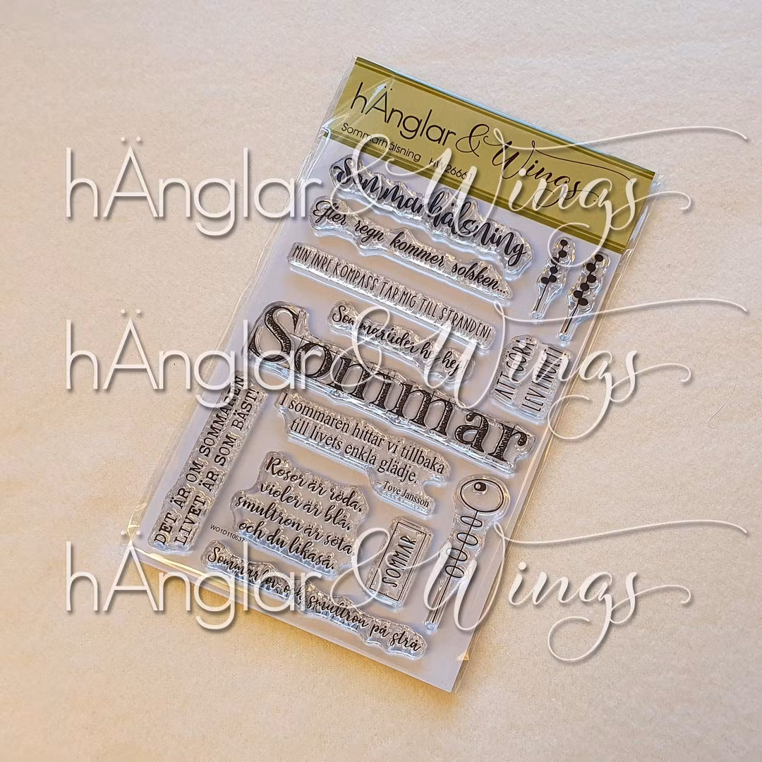 Clear Stamps - Sommarhälsning