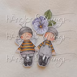 Clear Stamps - Humle & Humla (Försommarkit -26)