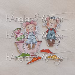 Clear Stamps - Godisråttor (Försommarkit -26)