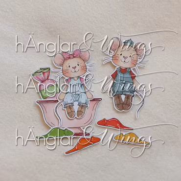 Clear Stamps - Godisråttor (Försommarkit -26)