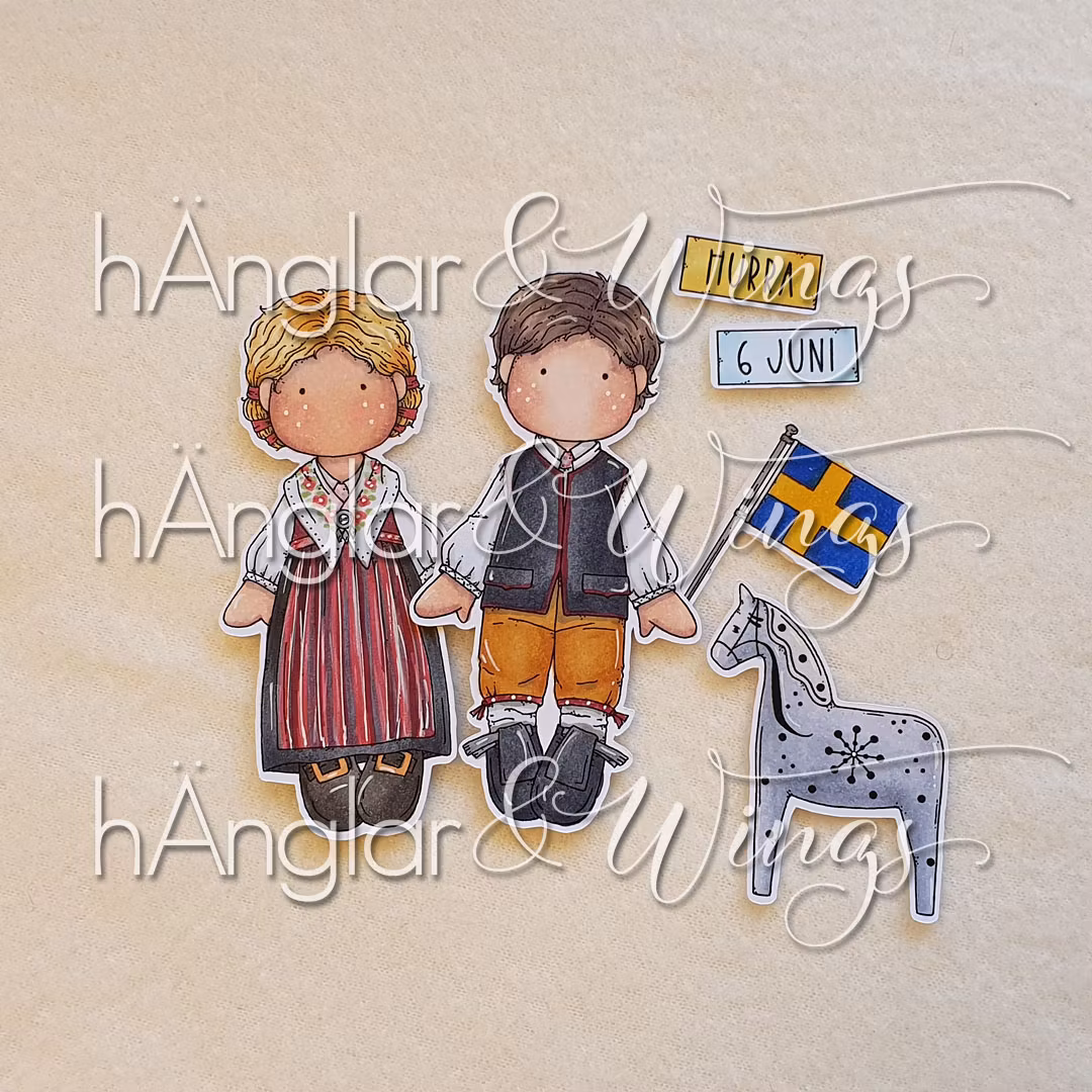 Clear Stamps - Folkdräkter
