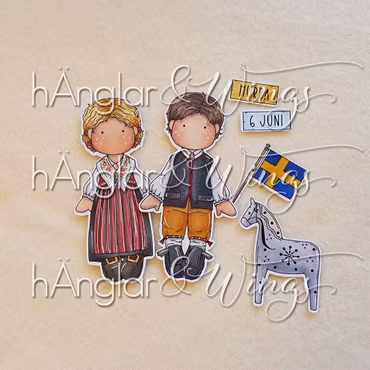 Clear Stamps - Folkdräkter