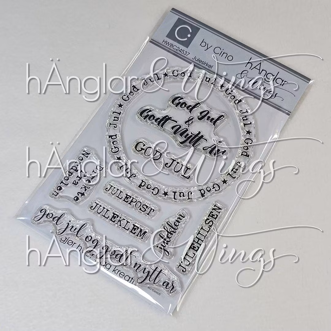 Clear Stamps - Julesirkel / Christmas circle