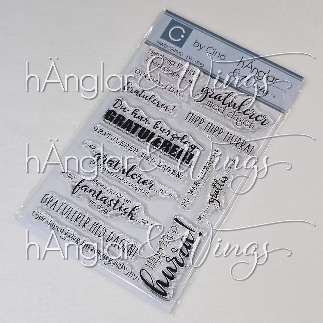 Clear Stamps - Din dag / Your Day