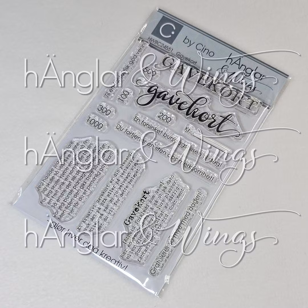 Clear Stamps - Gavekort / Gift Card