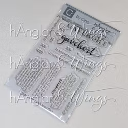 Clear Stamps - Gavekort