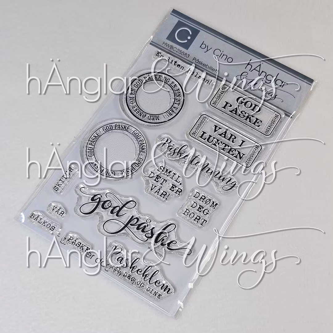 Clear Stamps - Påskebillett