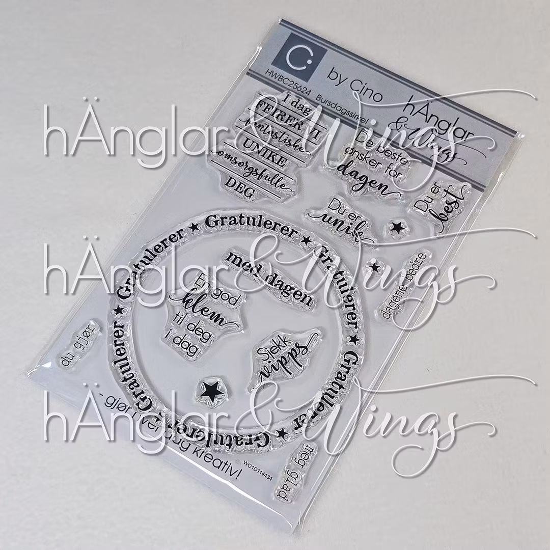 Clear Stamps - Bursdagssirkel