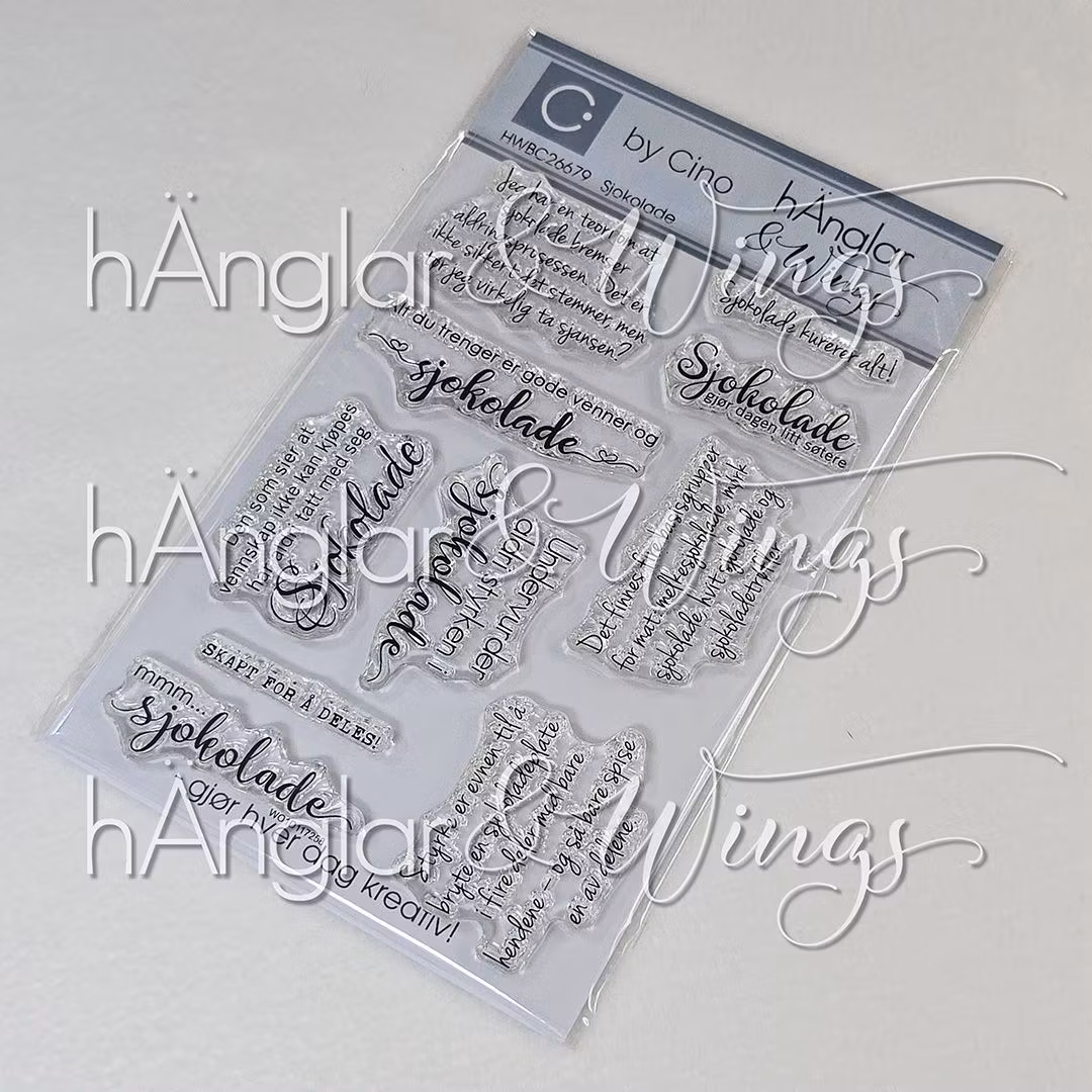 Clear Stamps - Sjokolade
