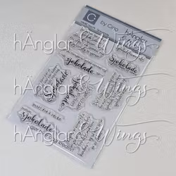 Clear Stamps - Sjokolade