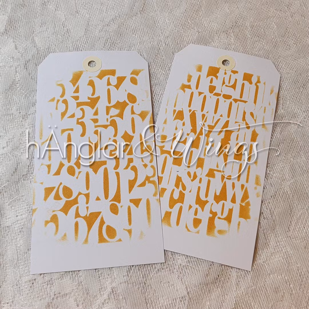 RETIRED - Stencil - Siffersoppa / Numbers soup