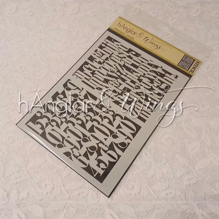 RETIRED - Stencil - Siffersoppa / Numbers soup
