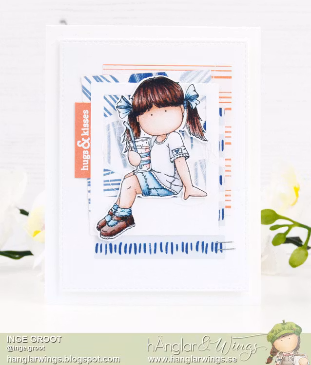 UTGÅTT - Clear Stamps - Johanna och Magdalena