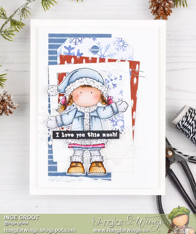 RETIRED - Clear Stamps - Kramtomtar / Santa Hugs